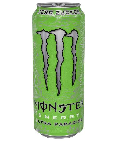 Monster Energy Ultra Paradise - Sugar-Free Caffeine Drink (12 x 500ml) - Refreshing Apple Kiwi & Cucumber Flavor - Zero Calories Convenient 12 Pack - Buy Online on GoSupps.com