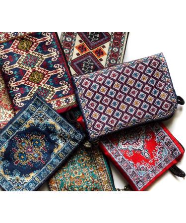 Orientalischer Teppich Kosmetiktasche | Clutch & Make-up-Tasche im Quchan-Design f r internationale K ufer - Buy Online on GoSupps.com