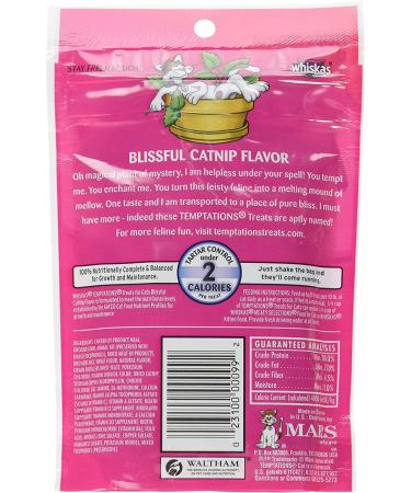 TEMPTATIONS Classic Catnip Flavor Cat Treats 3 oz (Pack of 3) - Buy Online on GoSupps.com