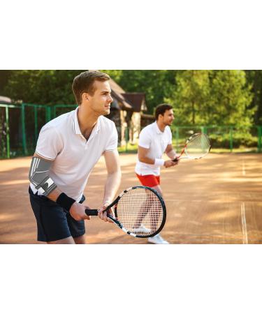 Bonmedico Elbow Bandage - Tennis Arm Support for Pain Relief | Unisex Elbow Saver for Joint & Muscle Comfort (Right/Left) - Buy Online on GoSupps.com