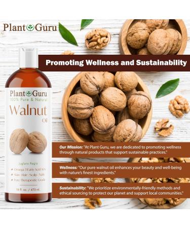 Buy 100% Pure Cold Pressed Walnut Oil - Gallon 7.5 lbs Bulk Wholesale for Skin Hair & Soap Making - Buy Online on GoSupps.com