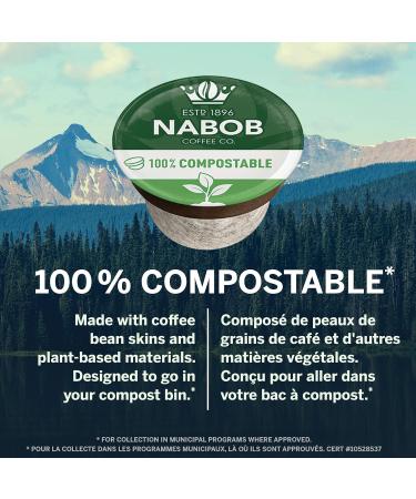 Nabob Breakfast Blend Coffee 100% Compostable Pods 117g (6 Boxes of 12 Pods) - Buy Online on GoSupps.com