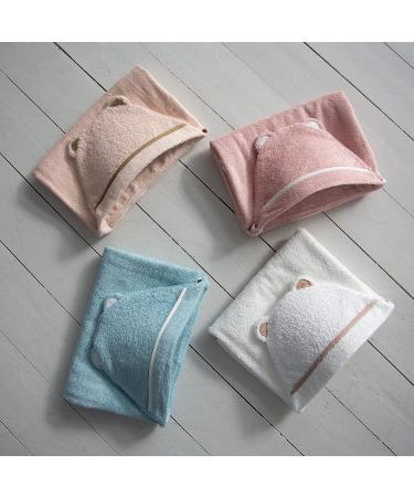 Premium Organic Bamboo Toddler Hooded Bath Towel | Large Hooded Towel for Toddler Boy or Girl | Blue Newborn Towel - Buy Online on GoSupps.com