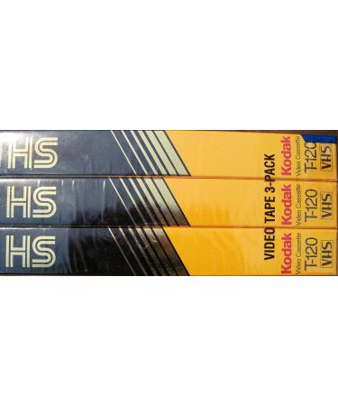 Kodak T-120 Blank Video Cassette 3-pack - Buy Online on GoSupps.com