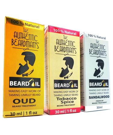 The Authentic Beardman's Beard Oil (All Scent)
