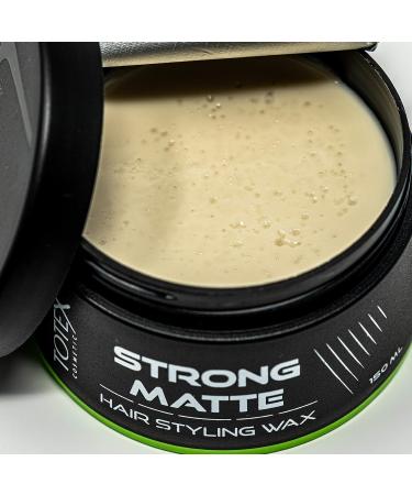 TOTEX Strong Matte Styling Wax 150ml | 24 Hours Soft Matte Effect | Ideal for a Natural Matte Hair Look | Maximum Control | Designed for Professionals - Buy Online on GoSupps.com