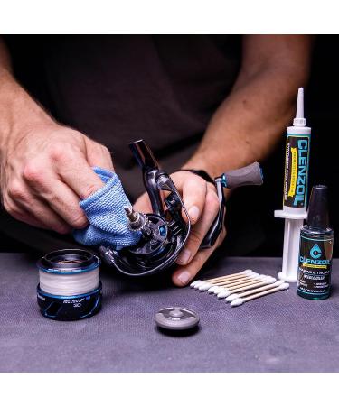 CLENZOIL Marine & Tackle Fishing Reel Oil, Grease & Cleaner Kit | All-in-One for Freshwater & Saltwater Reels | Lubricant & Rust Prevention - Buy Online on GoSupps.com