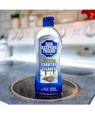 Buy Bar Keepers Friend Cooktop Cleaner 2x13 oz | Safe for Glass Ceramic Stainless Steel | Multipurpose Stovetop Cleaner with Scraper - Buy Online on GoSupps.com