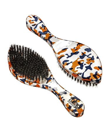 Torino Pro Curve Wave brush 169 - Medium hard 360 wave curved brush - Great for wolfing and thick hair - Luxury waves curve brush for men or women with short hair to get 360 waves- Medium hard brush for waves