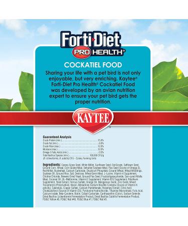 Kaytee Forti-Diet Pro Health Cockatiel Food - Nutritious Support Diet - Buy Online on GoSupps.com