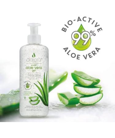 Derora Aloe Vera Gel - 100% Pure Organic Bio Active Ingredients - Healing, Soothing & Hydrating Face, Body - Cruelty Free & Vegan - 500ml - Buy Online on GoSupps.com