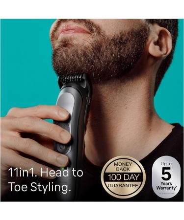 Braun All-in-One Style Kit Series 7 MGK7410 10-in-1 Kit for Beard Hair Manscaping Black MGK7410 - Buy Online on GoSupps.com