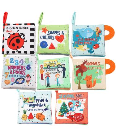 First Soft Cloth Crinkle Books for Babies Infants Toddlers Baby Books 0-6 Months Infant Baby Toys 6 to 12 Months 1 2 3 Years Old Baby Girl Boy Shower Gifts Set  Early Learning Education Sensory Toys - Buy Online on GoSupps.com