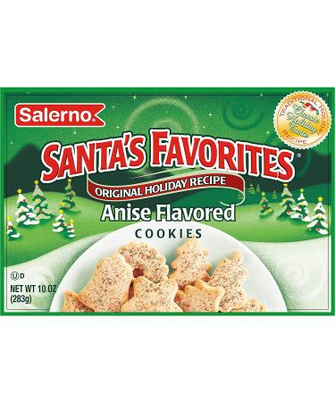 Salerno Santa's Favorites Holiday Anise Cookies 10 oz - Original Recipe, 1 Pack - Buy Online on GoSupps.com
