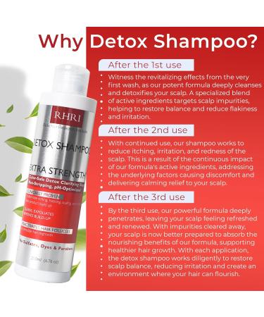 Detox Shampoo for Product Build-Up | Clarifying & Nourishing Formula for All Hair Types | Detoxify & Regrow Hair - Buy Online on GoSupps.com