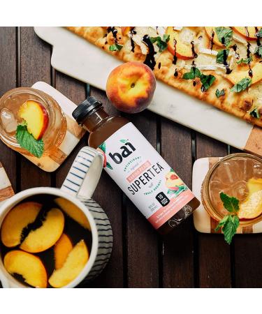 Bai Iced Tea Narino Peach Antioxidant Supertea - 12 Pack, 18 Fl Oz Bottles - Buy Online on GoSupps.com