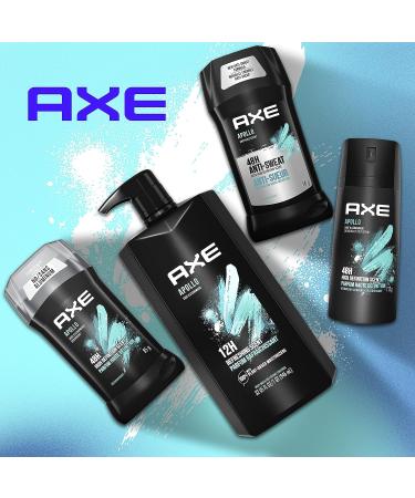 AXE Apollo Sage & Cedarwood Men's Body Wash 32 oz Pump - Odor-Busting Prebiotics - Buy Online on GoSupps.com