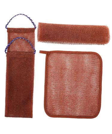 VALICLUD Filet Exfoliant Africain Pour Corps Visage Nettoyant Sous Douche Gommage Corps Luffa Lavage Dos Serviette Toilette