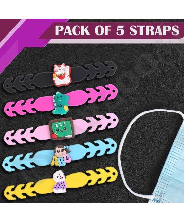 Kids Face Mask Extender Strap I 5 Pack I Face Mask Ear Protector I Earloop Masks Extension I Ear Guards Adjustable Grips I Mask Buckle Belt Head Loop Tightening Strap I 5 Units - Buy Online on GoSupps.com