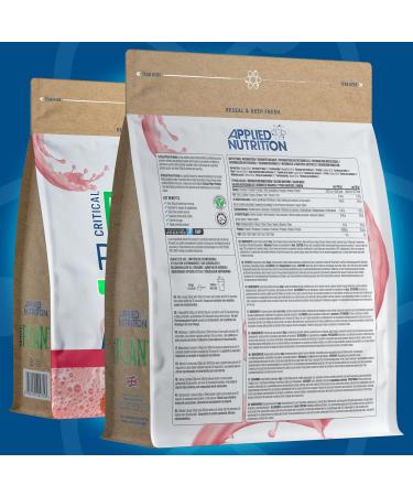Applied Nutrition Critical Plant Protein - Vegan Strawberry Protein Powder (450g) - Buy Online on GoSupps.com