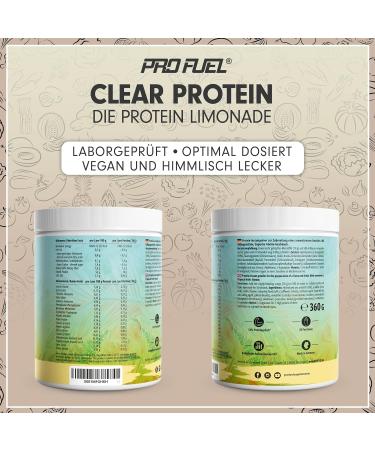 Buy Vegan Clear Protein Drink - 720g Tropical Fruits | High-Quality Pea Hydrolysate | Delicious Refreshing Protein ISO Alternative | 56% Protein - 2 Pack - Buy Online on GoSupps.com