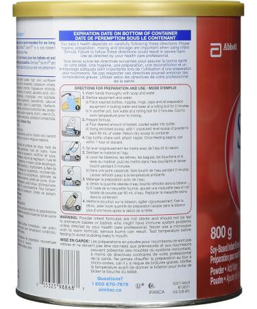 Similac Isomil with DHA Non-GMO Baby Formula Powder Lactose-Free 800 g 0+ Months - Buy Online on GoSupps.com