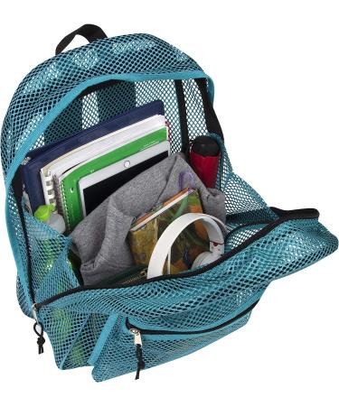 Summit Ridge Aqua Mesh Backpack for Kids & Adults | Perfect for School, Beach, Travel | Colorful Transparent Design with Padded Straps - Buy Online on GoSupps.com