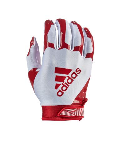 adidas ADIFAST 3.0 Football Receiver Glove White/Red Large