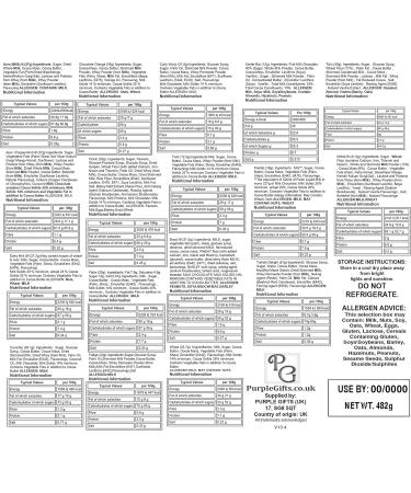 Personalised HO HO HO SANTA Large Christmas Chocolate Selection Box Gift Hamper - Buy Online on GoSupps.com