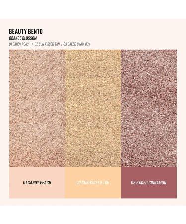 Kaja Beauty Bento Collection - Bouncy Eyeshadow Trio in 02 Orange Blossom | Peach Orange Tones | Travel Size | 0.03 Oz | 2019 Allure Best of Beauty Award Winner - Buy Online on GoSupps.com