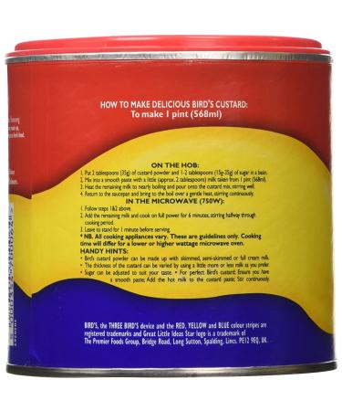 Bird's Custard Powder Original 300g - Classic Vanilla Flavor - Buy Online on GoSupps.com