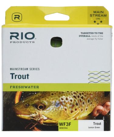 Rio Brands 6-20740 80 ft. Mainstream Floating Fly Line, Lemon Green - Buy Online on GoSupps.com