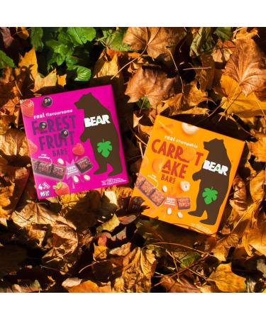 BEAR Forest Fruit Bars - Healthy Fruit Oat and Nut Snack - 27g (48 bars) - Buy Online on GoSupps.com