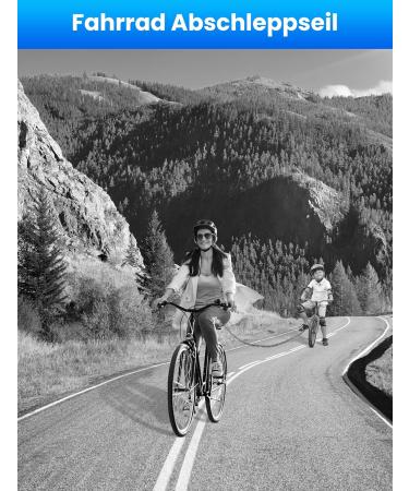 Coicer 2m Bike Tow Rope for Children | Durable Bike Traction Rope | Parent-Child Training Rope for Kids' MTB Bikes - Buy Online on GoSupps.com