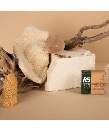 R5 Scrub Soap - Vegan Peeling Effect 96% Natural Ingredients Nickel Tested Made in Italy - 70g - Buy Online on GoSupps.com