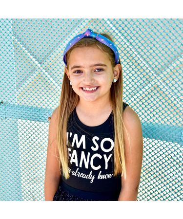 FROG SAC Butterfly Headband for Girls - Purple Blue Studded Knotted Headband for Kids - Mermaid Hair Accessories - Buy Online on GoSupps.com