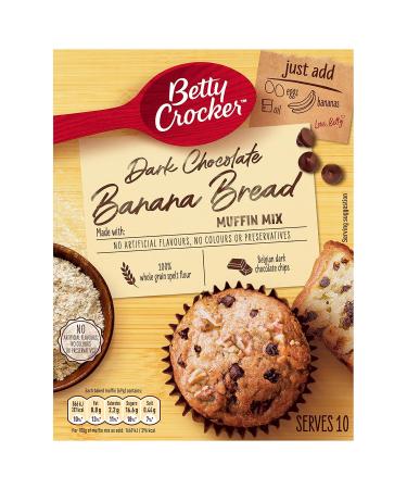 Buy Betty Crocker Banana Bread & Muffin Mix 320g - Delicious Easy Baking Mix for International Shipping - Buy Online on GoSupps.com