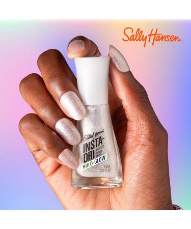 Sally Hansen Insta-Dri Holo-Glow Lustrous Lilac Nail Polish - Quick Dry Long Lasting Metallic Purple | 0.3 Fl Oz - Buy Online on GoSupps.com