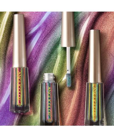 Anglicolor Chameleon Eyeshadow Liquid Makeup - Metallic, Long-lasting, Holographic Glitter - 3 Colors - Multichrome Eyeshadows - Buy Online on GoSupps.com