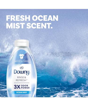 Downy Rinse & Refresh Laundry Odour Remover and Fabric Softener Ocean Mist Safe On All Fabrics HE Compatible 1.09L - Buy Online on GoSupps.com