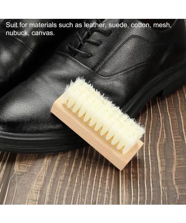 PATIKIL Shoe Cleaner Brush Square Handheld Polish Daubers for Leather Boots Canvas Sneakers White - Buy Online on GoSupps.com