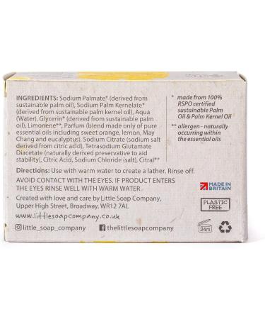 Little Soap Company Naturals Range Bar Soap Refreshing Cleansing Soap bar Natural Eco Friendly Body & Hand Soap - Lemon Zest - Pack Of 2 - Buy Online on GoSupps.com