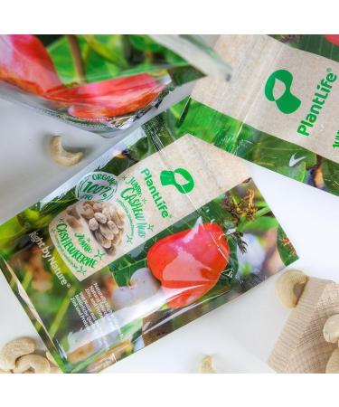 Buy PlantLife ORGANIC Cashew Nuts 1kg - Raw Untreated Natural | International Shipping - Buy Online on GoSupps.com