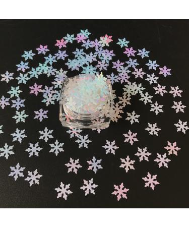 10g/pack Snowflake Glitter Festival Rave Beauty Makeup Face Body Nail Art Decoration Snowflake