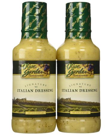 Olive Garden Signature Italian Dressing (Pack of 2) 16 oz Size 16 Fl Oz (Pack of 2)