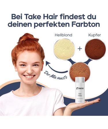 Take Hair - Loose Hair for Women - Rain and Wind Resistant - 7g - Loose Hair - Hair Fibers - Hair Powder - Loose Hair - For Women Experiencing Hair Loss - Hair Powder (Dark Blonde) - Buy Online on GoSupps.com