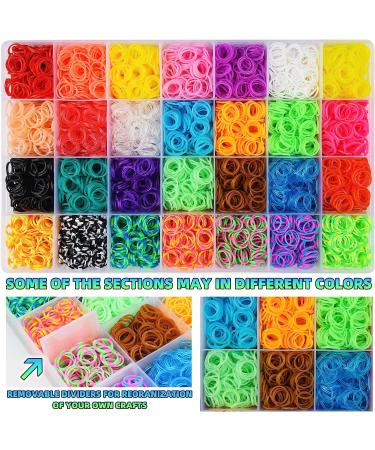 MUDO NEST 20000+ Loom Bands Kit | DIY Rubber Bands Kit with 38 Colors, 500 Clips, 40 Charms | Loom Bracelet Making for Kids - Buy Online on GoSupps.com