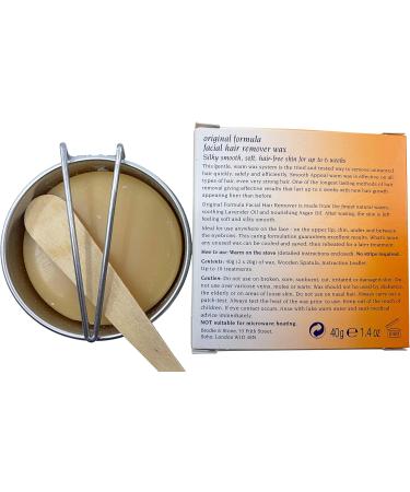 Smooth Appeal 40g Wax Original Formula Facial Hair Remover x2 - Gentle & Effective Hair Removal - Buy Online on GoSupps.com