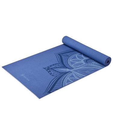 Gaiam Yoga Mat - Premium 5mm Print Thick Non Slip Exercise & Fitness Mat for All Types of Yoga, Pilates & Floor Workouts (68