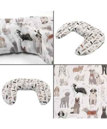 Organic Dogs Neck Pillow with Stand-Up Collar | Rapeseed Heat Pad for Comfort - International Shipping - Buy Online on GoSupps.com